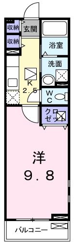 ヒルサイド福井の間取り画像