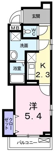 メゾン ド ミノヤの間取り画像