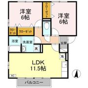 ルピナスかもべの間取り画像