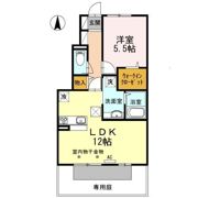 フラッツ福井東町の間取り画像