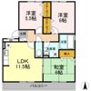 ディアコート札場 A棟の間取り画像
