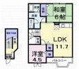 コーポ ロアール Bの間取り画像