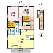 プランドール Ⅰ棟の間取り画像