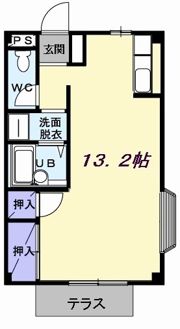 あうんハイツの間取り画像