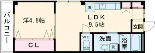 コーポエクセルⅡの間取り画像
