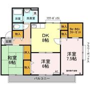 ファミール・ド・鹿児 A棟の間取り画像