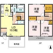 リアン万々の間取り画像