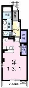 ヴィラ．ジェルメ Ⅱの間取り画像