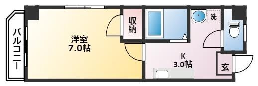 エスティパレスの間取り画像