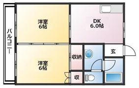 エムアイハイツの間取り画像