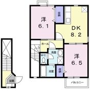 ソレアード・御津の間取り画像