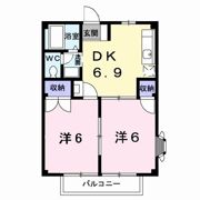 リバーサイド藤和Aの間取り画像