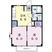 ニューシティ藤の間取り画像