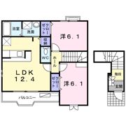 グランディール Bの間取り画像