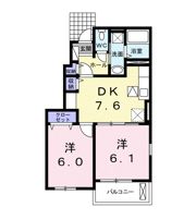 ポム・ダムールAの間取り画像