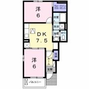 プリムローズⅡBの間取り画像