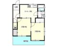 リバーサイドカワノ Bの間取り画像