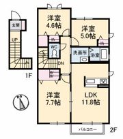 アネーロ A棟の間取り画像