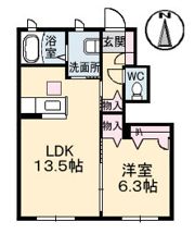 ウィンズ C棟の間取り画像