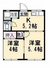 コーポ祥和の間取り画像