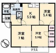 エトワール B棟の間取り画像