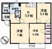 エトワール B棟の間取り画像
