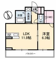 フェリーチェガーデン A棟の間取り画像