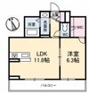 フェリーチェガーデン A棟の間取り画像