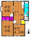 サンタウンコーラル Bの間取り画像
