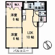ウェスト・バレイの間取り画像