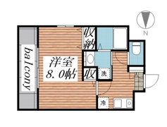 アブニール小田原の間取り画像