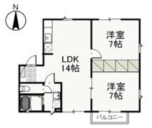 アーバンハイツ中井Aの間取り画像
