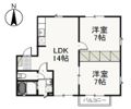 アーバンハイツ中井Aの間取り画像