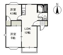 ドリームパレスK-2の間取り画像