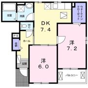 ウィステリア・ロジェB棟の間取り画像