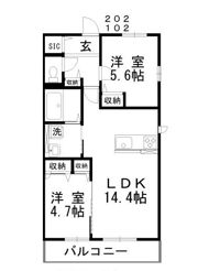 ビューティフル Ⅰの間取り画像
