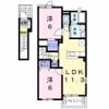 ソレイユイズミ Aの間取り画像