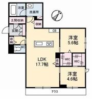 アントゥール B棟の間取り画像