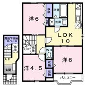 サンペスカⅣの間取り画像