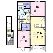 ルミエール Bの間取り画像