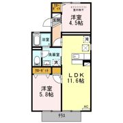 パレーシャル平野 A棟の間取り画像