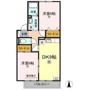 アムール A棟の間取り画像
