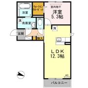 メナージュの間取り画像