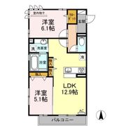 イル ヴィラージュ A棟の間取り画像