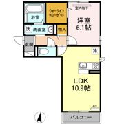 フェリーチェ円山の間取り画像