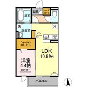 メゾンドソレイユの間取り画像