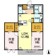 メゾンドソレイユの間取り画像