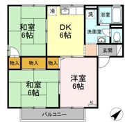 サリネージュ山手 A/B/C/D棟 B棟の間取り画像