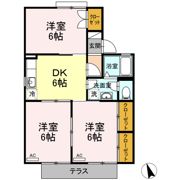 セジュール明石 A棟の間取り画像