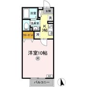 秋桜 B棟の間取り画像